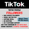 1000x TikTok Monetizable Followers
