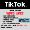 5000x TikTok Video Likes
