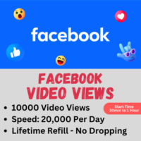 10000 Facebook Video Views
