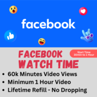 60K Minutes Facebook Watch Time